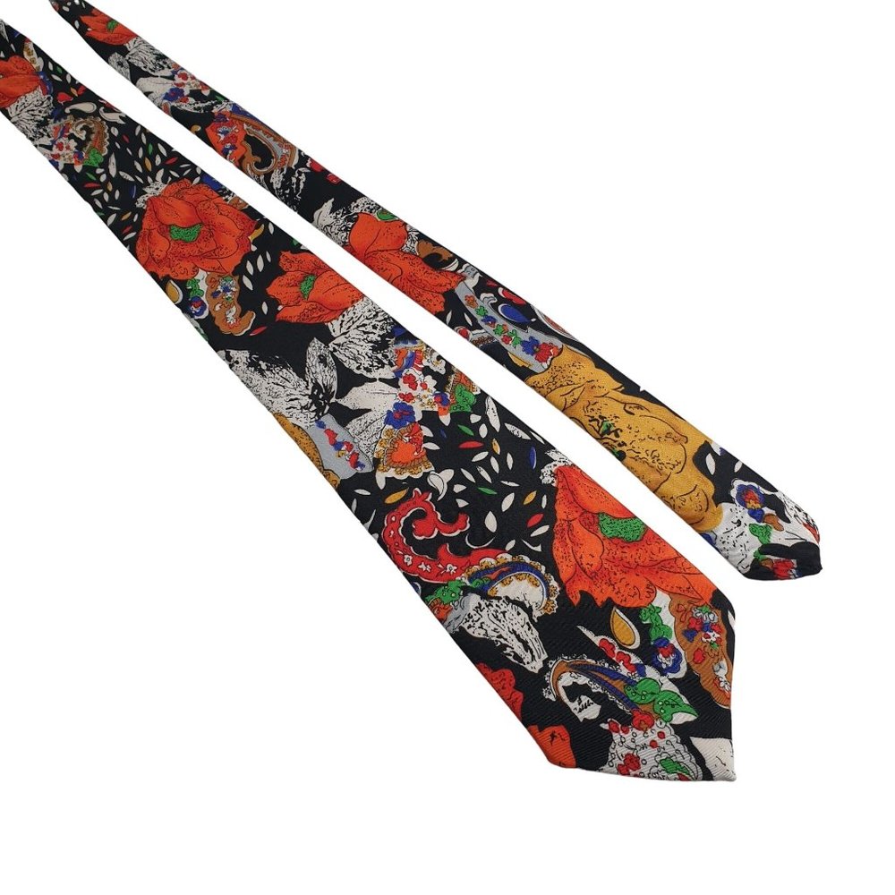 Custom Designed Vintage Men Necktie Tie Designer Accessory Work Office Dad Gift